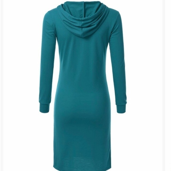 Hooded Sweatshirt Dress size 2X NWT Lightweight - Picture 2 of 5